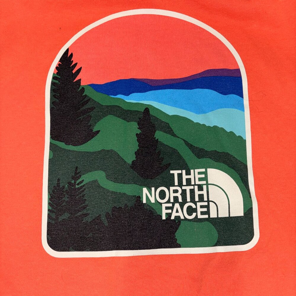 Vibrant Mountain Landscape crewneck sweatshirt by The North Face